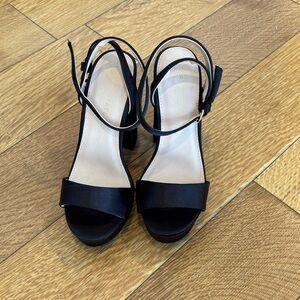 Altar'd State Black Heeled Sandals